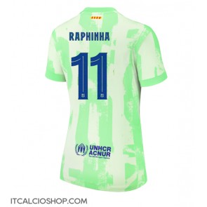 Barcelona Raphinha Belloli #11 Terza Maglia Femmina 2024-25 Manica Corta